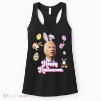 Happy Halloween Joe Biden Funny Easter Women's Tank Top thumb 0