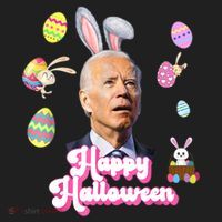 Happy Halloween Joe Biden Funny Easter Hat thumb 2