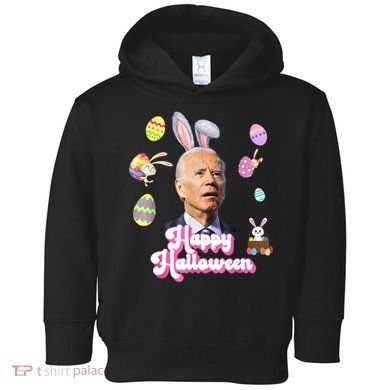 Happy Halloween Joe Biden Funny Easter Toddler Hoodie