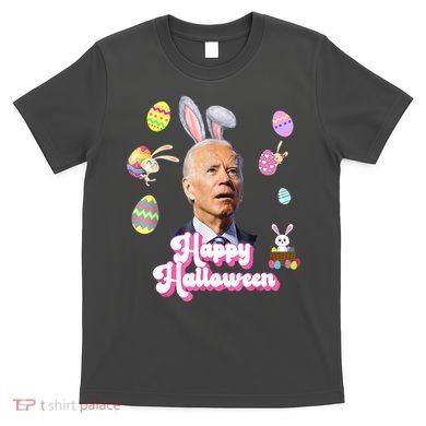 Happy Halloween Joe Biden Funny Easter T-Shirt