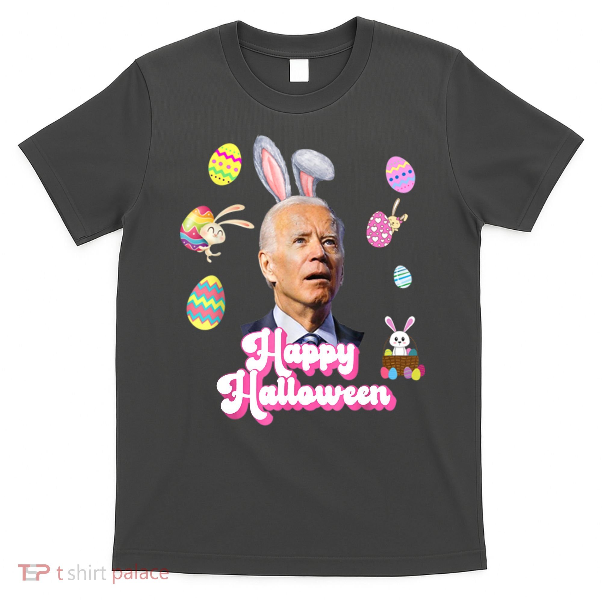 Happy Halloween Joe Biden Funny Easter T-Shirt