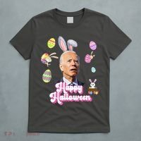 Happy Halloween Joe Biden Funny Easter T-Shirt thumb 5