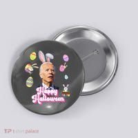 Happy Halloween Joe Biden Funny Easter Button thumb 0