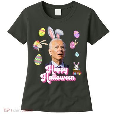 Happy Halloween Joe Biden Funny Easter Women's T-Shirt