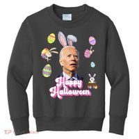 Happy Halloween Joe Biden Funny Easter Kids Sweatshirt thumb 0