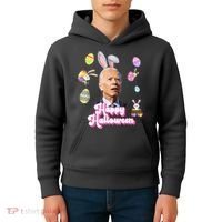 Happy Halloween Joe Biden Funny Easter Kids Hoodie thumb 4