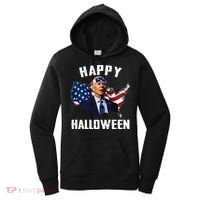Happy Halloween Joe Biden Confused American Flag 4th Of July Women's Hoodie thumb 0