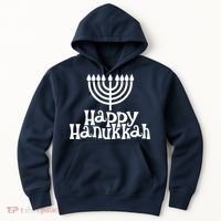 Happy Hanukkah Jewish Funny Hoodie thumb 0
