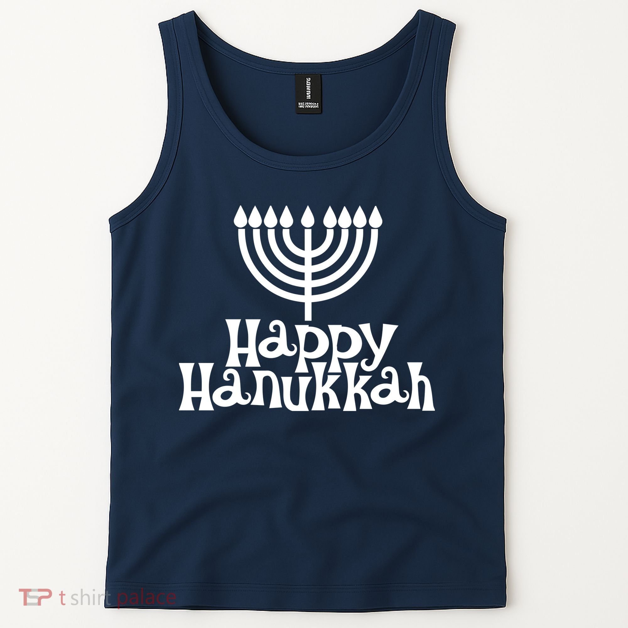 Happy Hanukkah Jewish Funny Tank Top