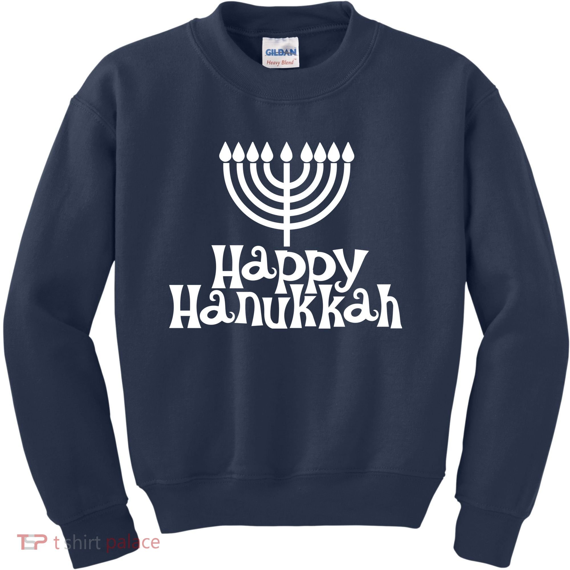 Happy Hanukkah Jewish Funny Kids Sweatshirt