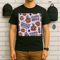 Happy Halloween Jack O Lantern T-Shirt thumb 6