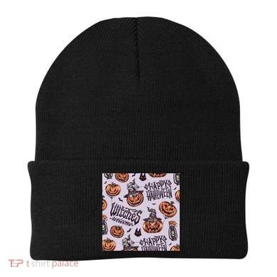 Happy Halloween Jack O Lantern Beanie