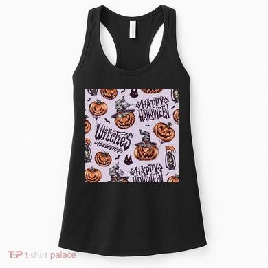 Happy Halloween Jack O Lantern Women's Tank Top