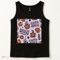 Happy Halloween Jack O Lantern Tank Top thumb 2
