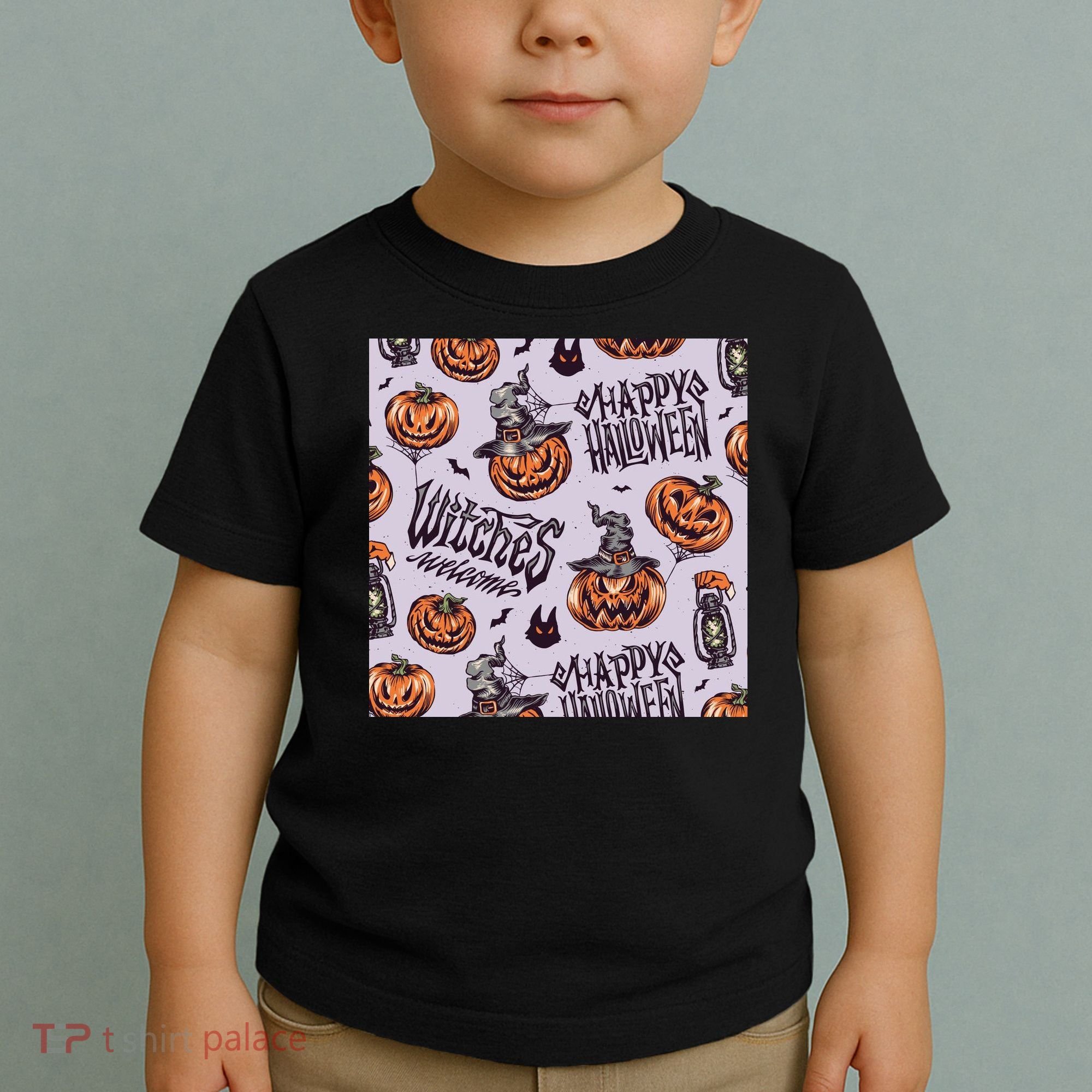 Happy Halloween Jack O Lantern Toddler T-Shirt