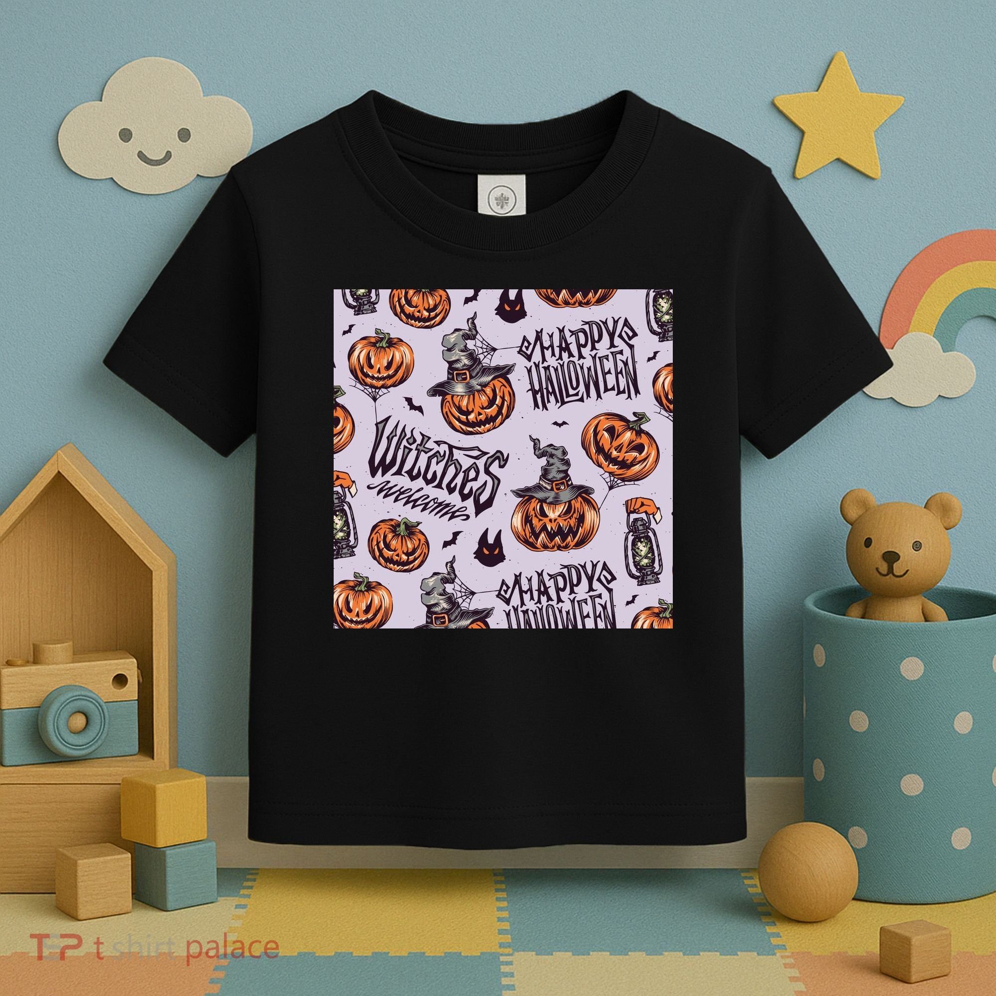 Happy Halloween Jack O Lantern Toddler T-Shirt
