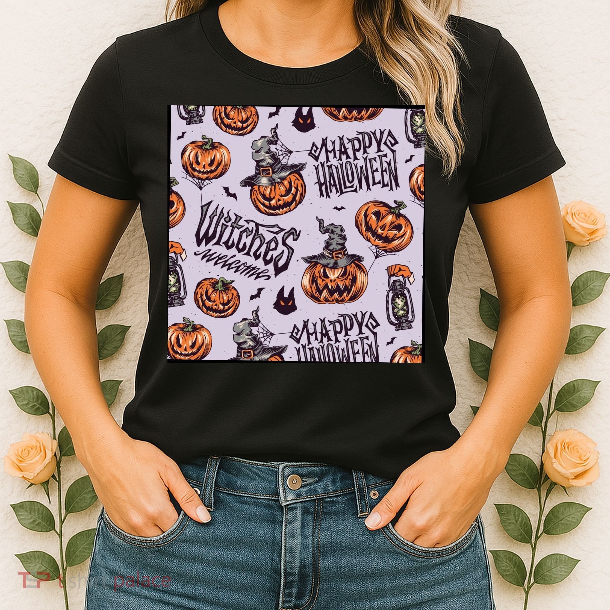 Happy Halloween Jack O Lantern Women's T-Shirt