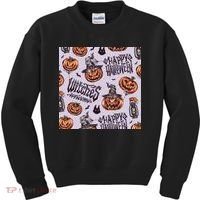 Happy Halloween Jack O Lantern Kids Sweatshirt thumb 0