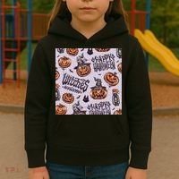 Happy Halloween Jack O Lantern Kids Hoodie thumb 3