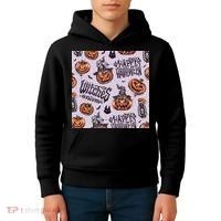 Happy Halloween Jack O Lantern Kids Hoodie thumb 4
