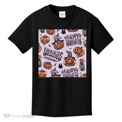 Happy Halloween Jack O Lantern Kids T-Shirt
