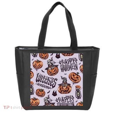 Happy Halloween Jack O Lantern Tote Bag