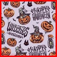Happy Halloween Jack O Lantern Santa Hat thumb 1