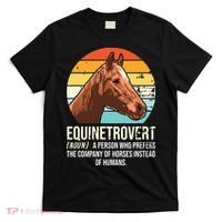 Horse Horse Lover Tee Equestrian Tee Retro Horse T-Shirt thumb 0