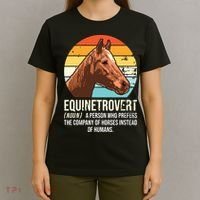 Horse Horse Lover Tee Equestrian Tee Retro Horse T-Shirt thumb 4