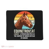 Horse Horse Lover Tee Equestrian Tee Retro Horse Mousepad thumb 0