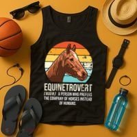 Horse Horse Lover Tee Equestrian Tee Retro Horse Tank Top thumb 4