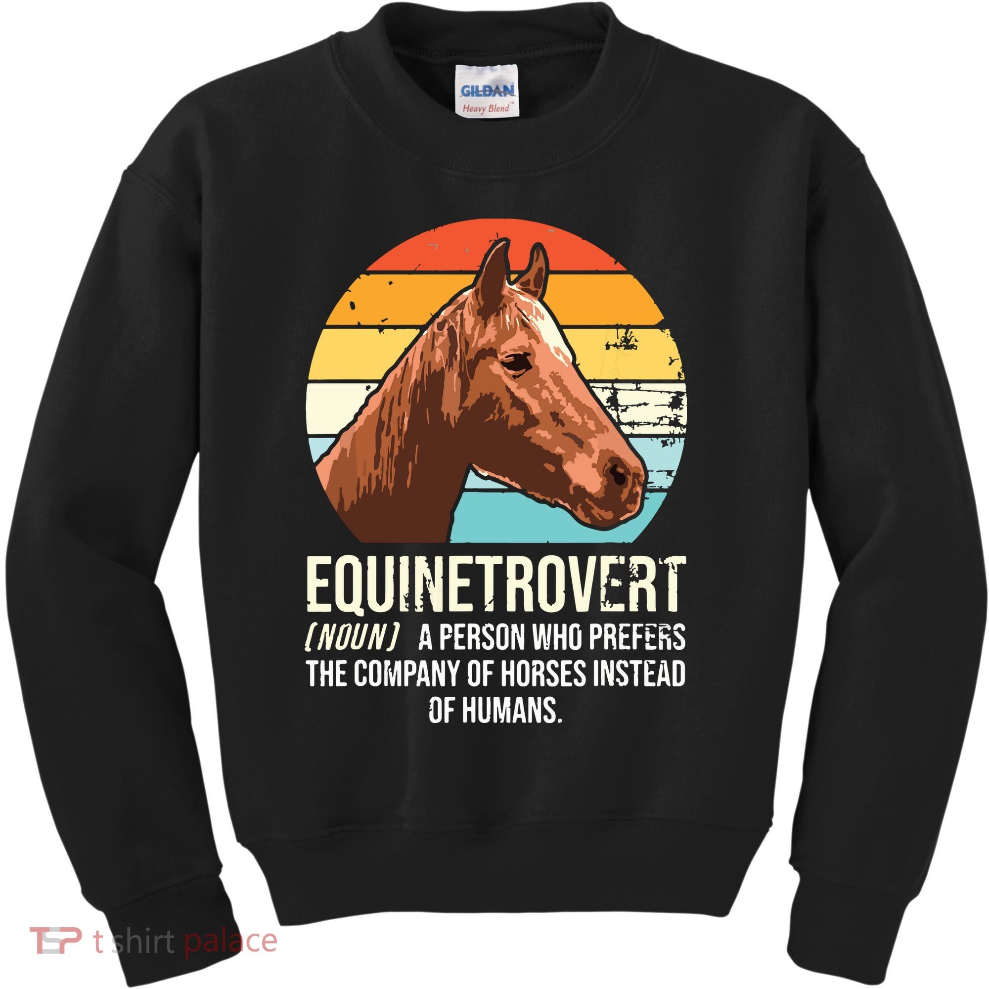 Horse Horse Lover Tee Equestrian Tee Retro Horse Kids Sweatshirt