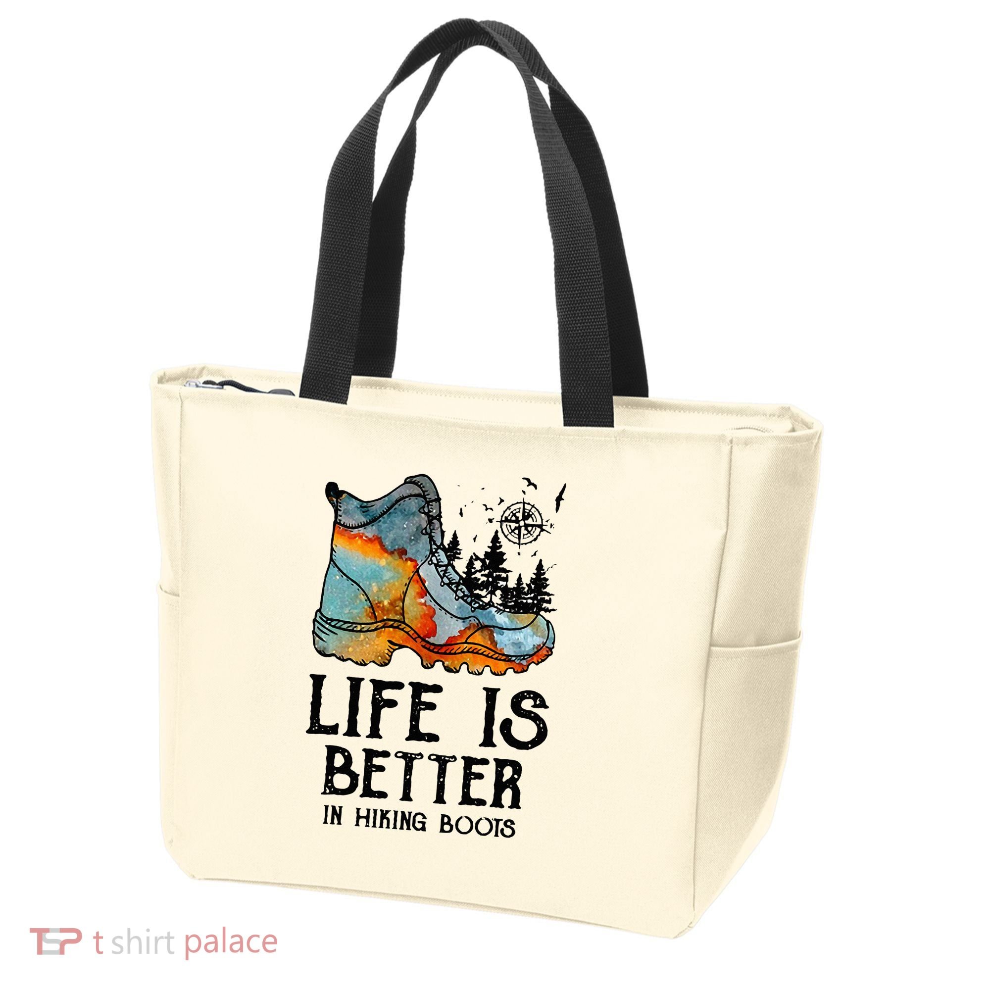 Hiker Hobbies Life Is Better In Hiking Boots Sport Lovers Tote Bag