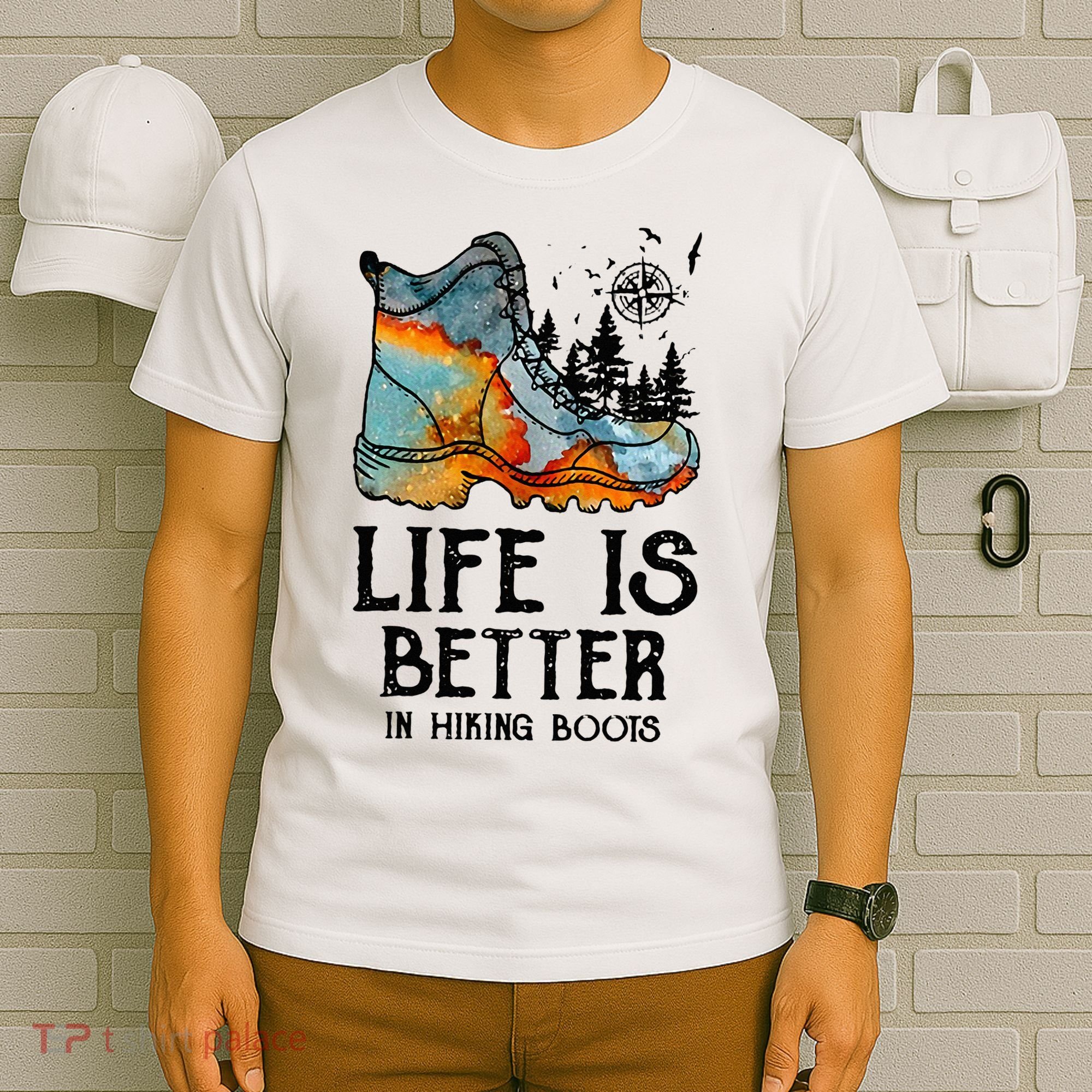 Hiker Hobbies Life Is Better In Hiking Boots Sport Lovers T-Shirt