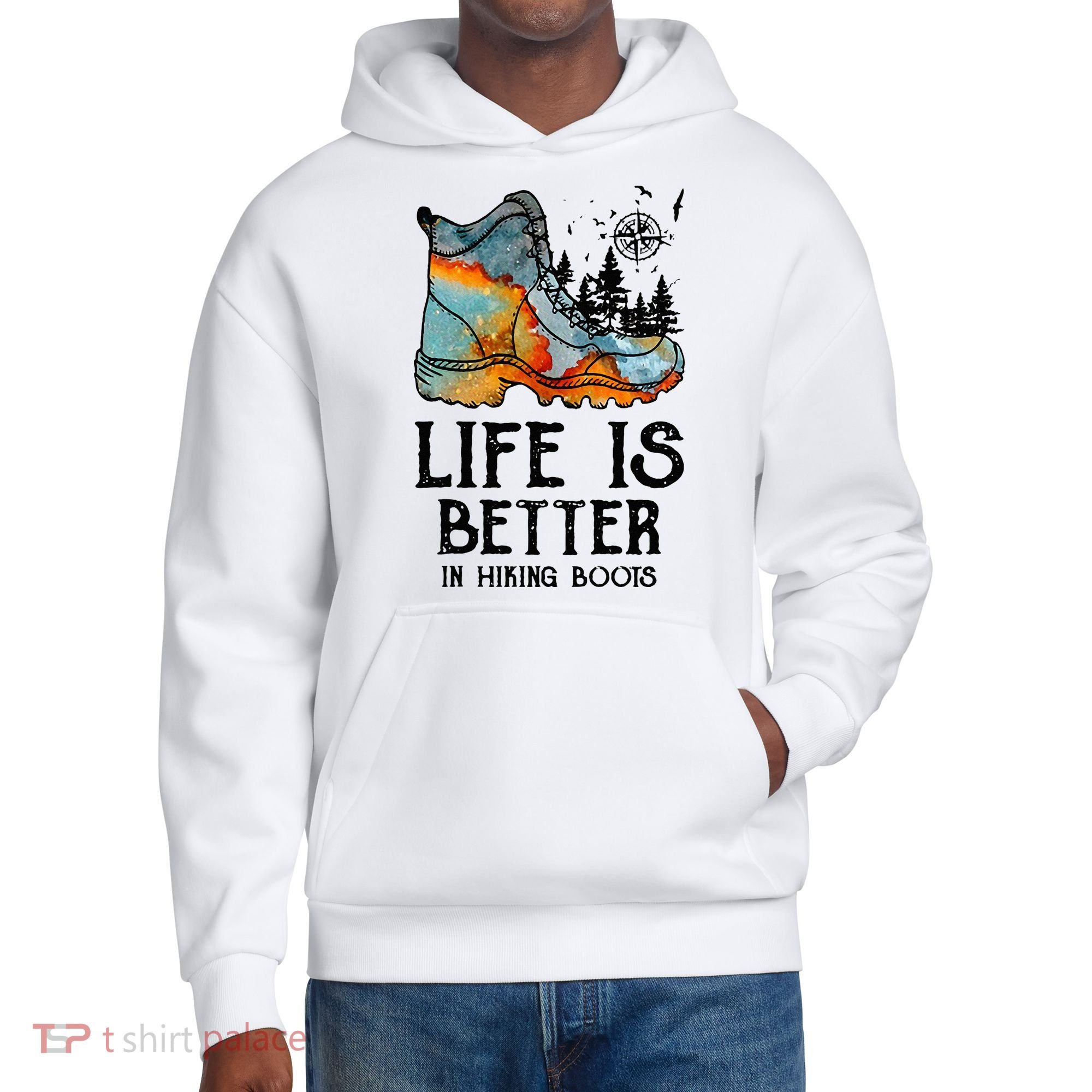 Hiker Hobbies Life Is Better In Hiking Boots Sport Lovers District V.I.T. Heavyweight Hoodie