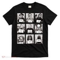 Halloween Horror Legends Killer Mugshots Creepy Fan T-Shirt thumb 0