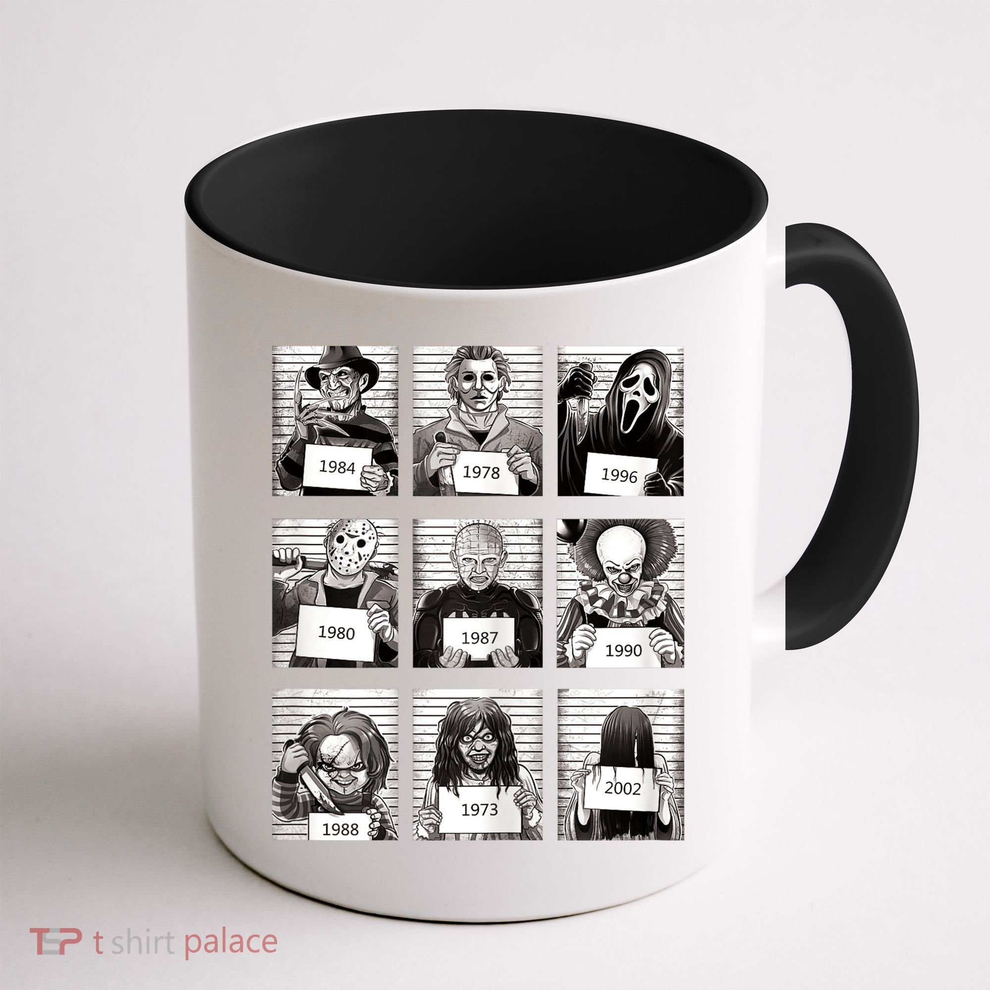 Halloween Horror Legends Killer Mugshots Creepy Fan Coffee Mug