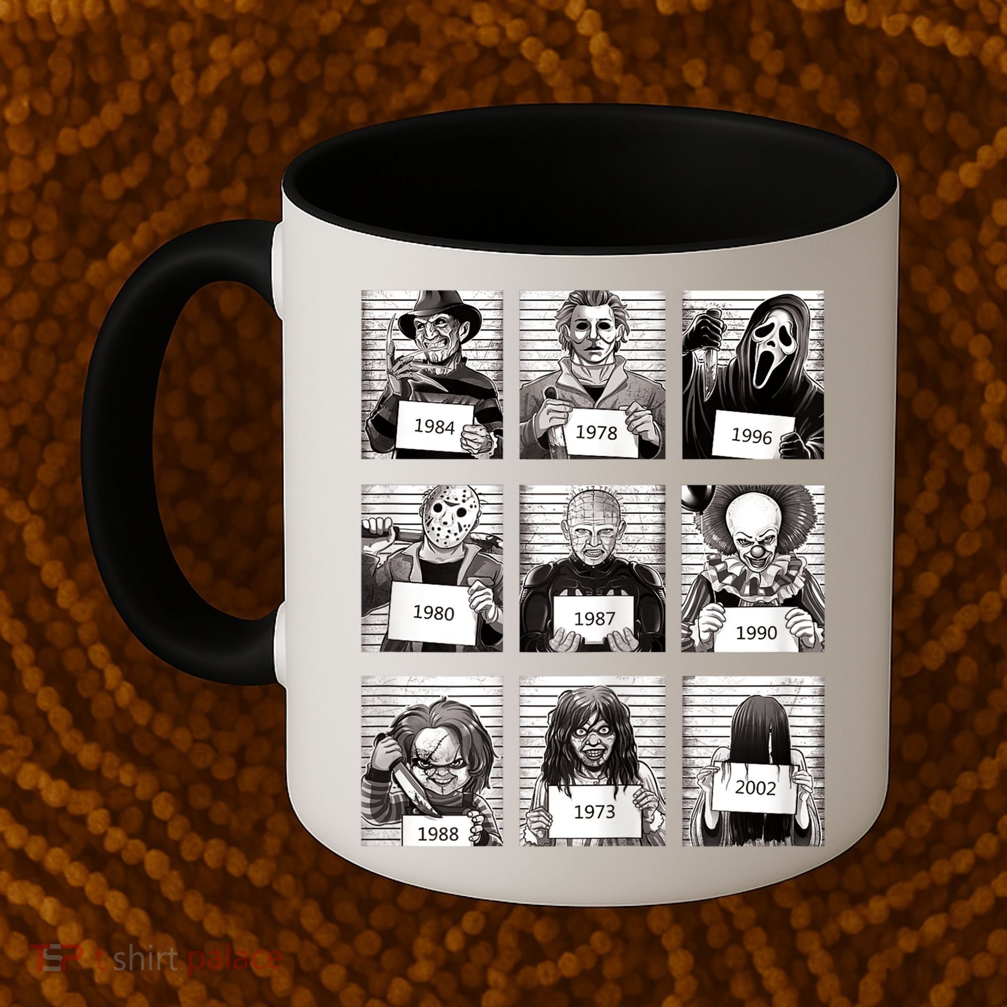 Halloween Horror Legends Killer Mugshots Creepy Fan Coffee Mug