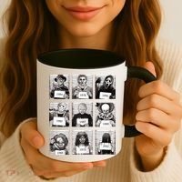 Halloween Horror Legends Killer Mugshots Creepy Fan Coffee Mug thumb 3