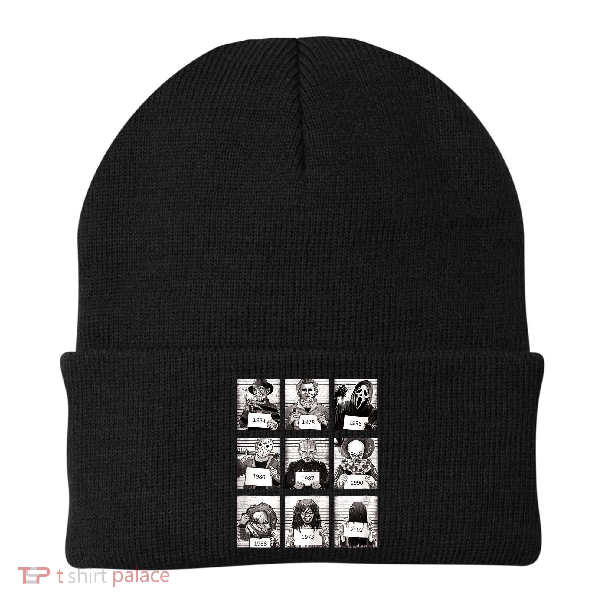 Halloween Horror Legends Killer Mugshots Creepy Fan Beanie