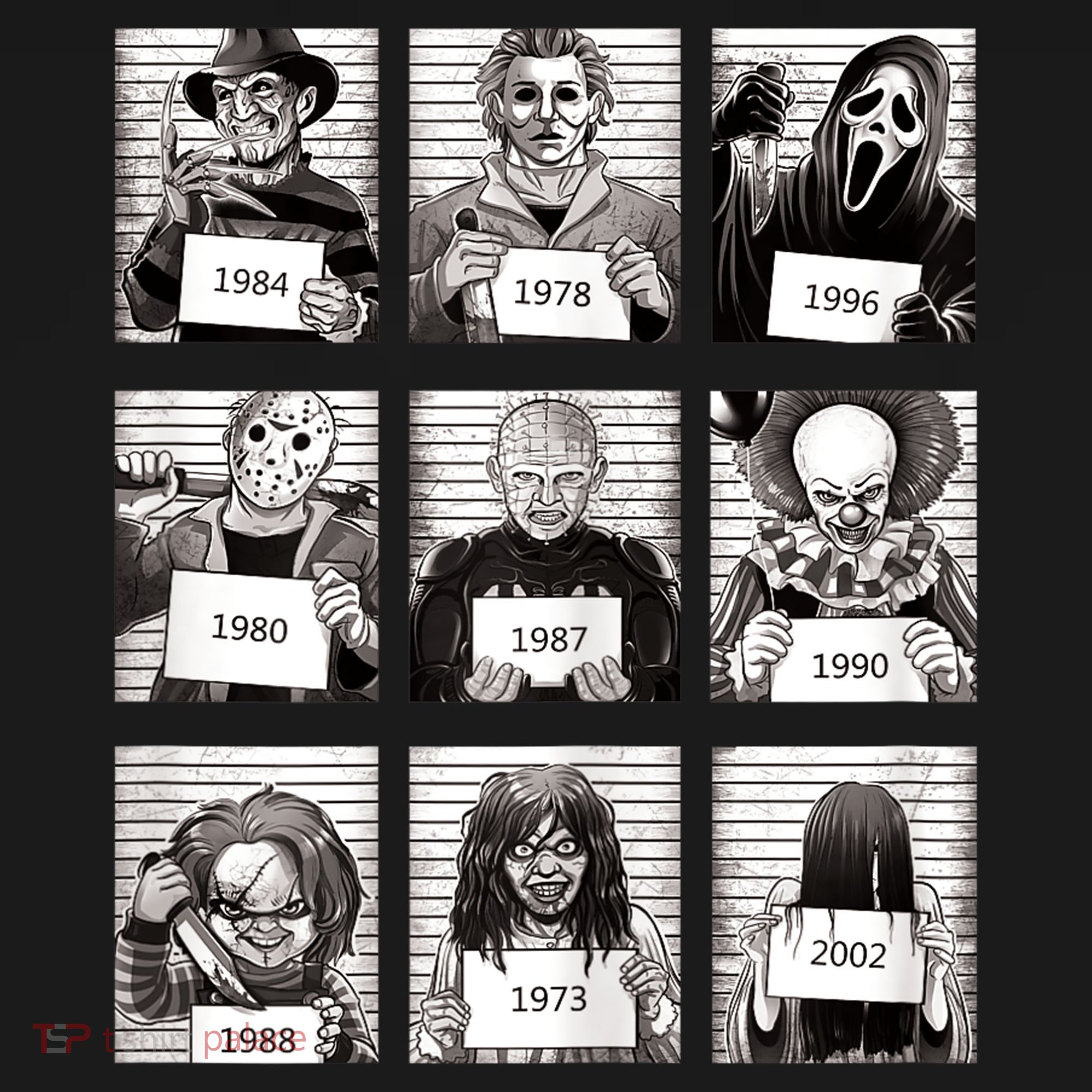 Halloween Horror Legends Killer Mugshots Creepy Fan Women's Hoodie