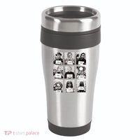 Halloween Horror Legends Killer Mugshots Creepy Fan 16oz Travel Tumbler thumb 0