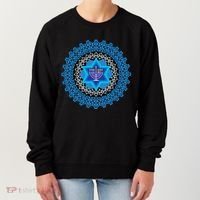 Happy Hanukkah Mandalla Star Of David Menorah Women's Sweatshirt thumb 0