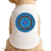 Happy Hanukkah Mandalla Star Of David Menorah Doggie Tank thumb 0
