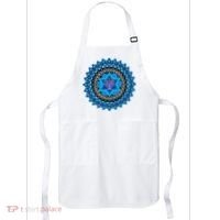Happy Hanukkah Mandalla Star Of David Menorah Apron thumb 0