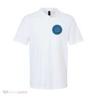 Happy Hanukkah Mandalla Star Of David Menorah Polo thumb 0