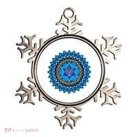 Happy Hanukkah Mandalla Star Of David Menorah Ornament thumb 0