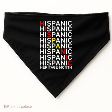 Hispanic Heritage Month USA-Made Doggie Bandana