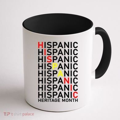 Hispanic Heritage Month Coffee Mug back