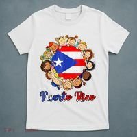 Hispanic Heritage Month Shirt Puerto Rico Girls Boys T-Shirt thumb 5